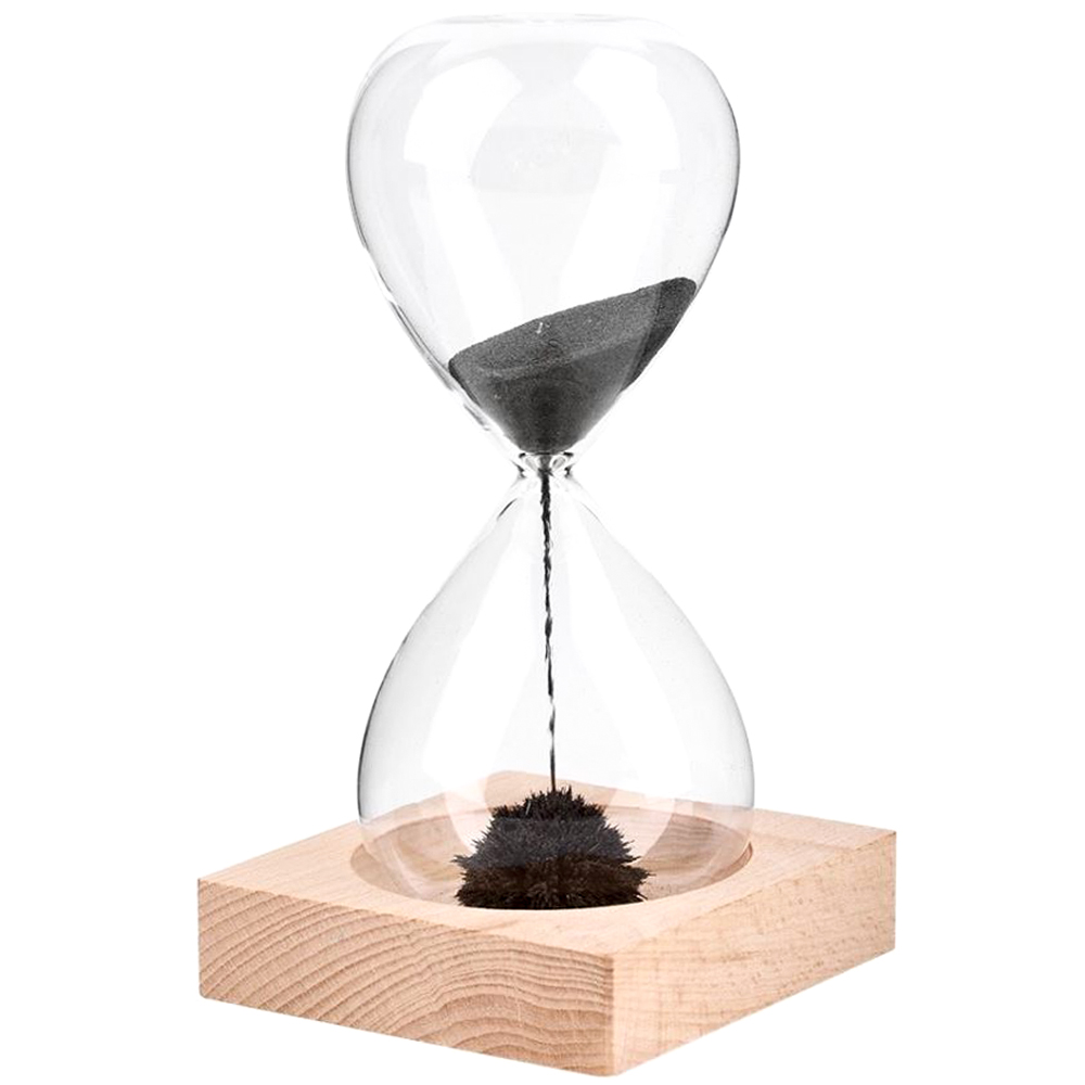 QUVIO zandloper op houten standaard Kadotopper